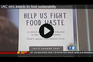 UNC wins awards for food sustainability