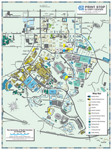 Campus Map - Front with Key