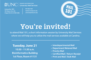 Mail 101 Class Invitation